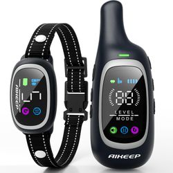 2025 2-in-1 Dog Shock Collar and Bark Collar for Dogs - 3300FT Dog Training Collar with Remote, IP67 Waterproof e Collar with Anti-

Bark/Beep/Vibrati