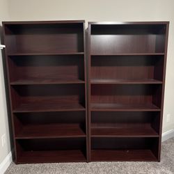 Solid mahogany Color Bookshelves 