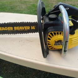 Eager Beaver Chain Saw 14 Inch Bar