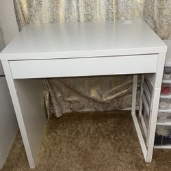 $40 IKEA Desk With Drawer