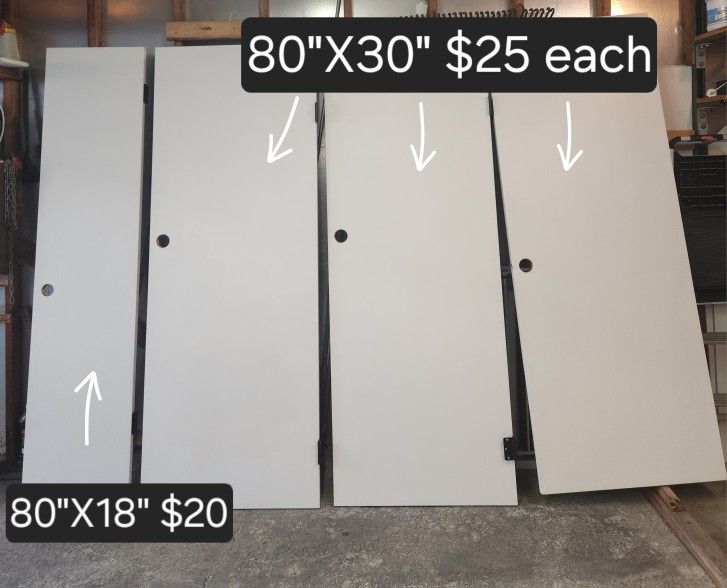 Flat Planel Interior Doors W/Casings