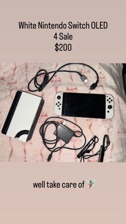 White Nintendo Switch OLED