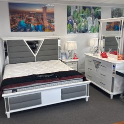 Amazing Deal‼️Beautiful White 5pc Bedroom Set $1499