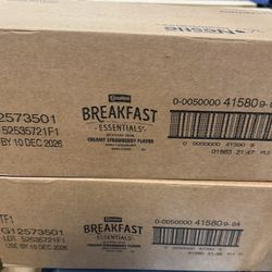 2 cases Carnation Breakfast Essentials Creamy Strawberry Flavor Nutritional Drink