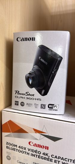 Canon powerShot Elph360HS point and Shoot cameras