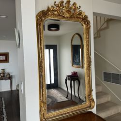 antique big mirror