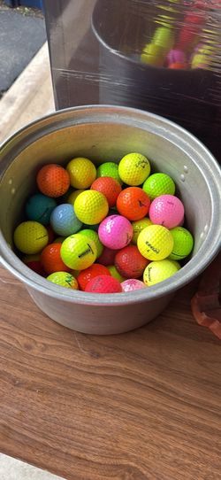50 Colored golf balls