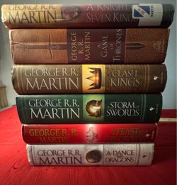 6 Game of Thrones Book Collection