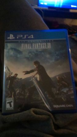 Final fantasy 15 for ps4