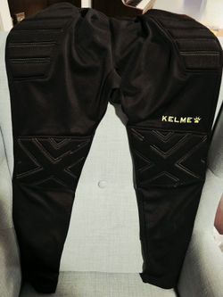 Black Kelme Padded Goalie Pants SIZE 12 YOUTH