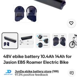 Jasion EB5 Roamer ST Electric Bike – Extra Battery, Unused Tires & Tubes