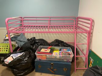 Youth Single Pink Bed Frame
