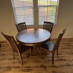 Round Dining Table And 4 Chairs