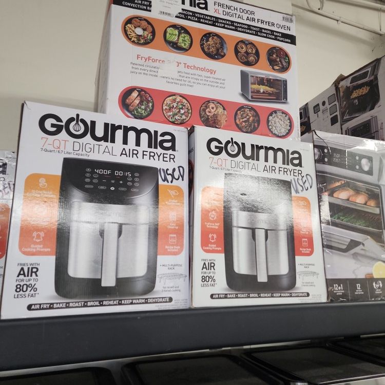 Gourmia 8 Qt. Stainless Steel Digital Air Fryer