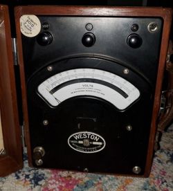 Weston Model 341 Voltmeter  US Navy