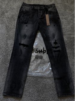Black/Gray ksubi jeans