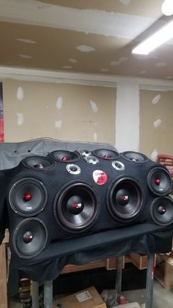 Custom audio fiberglass work