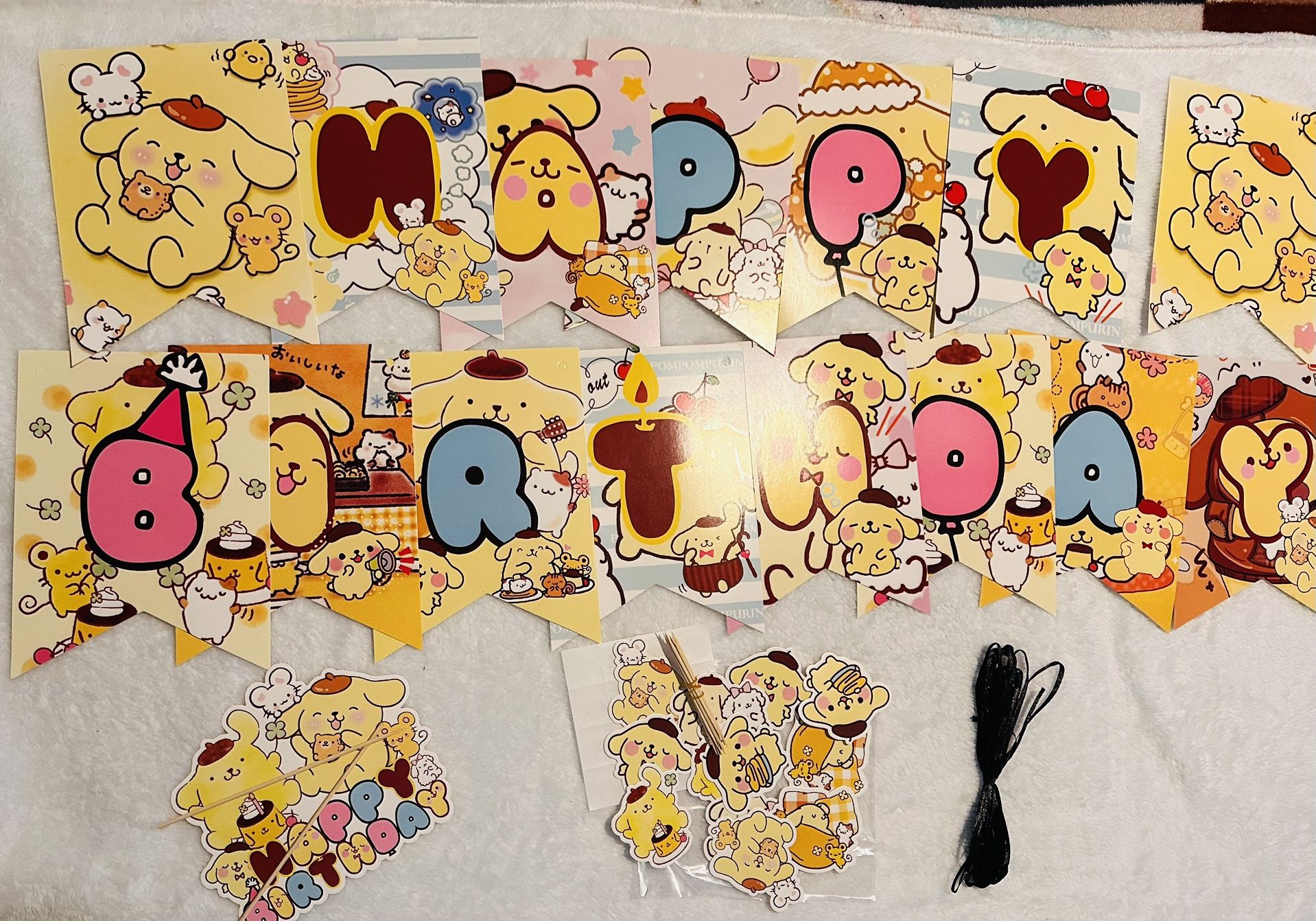 Pompompurin Birthday Decorations