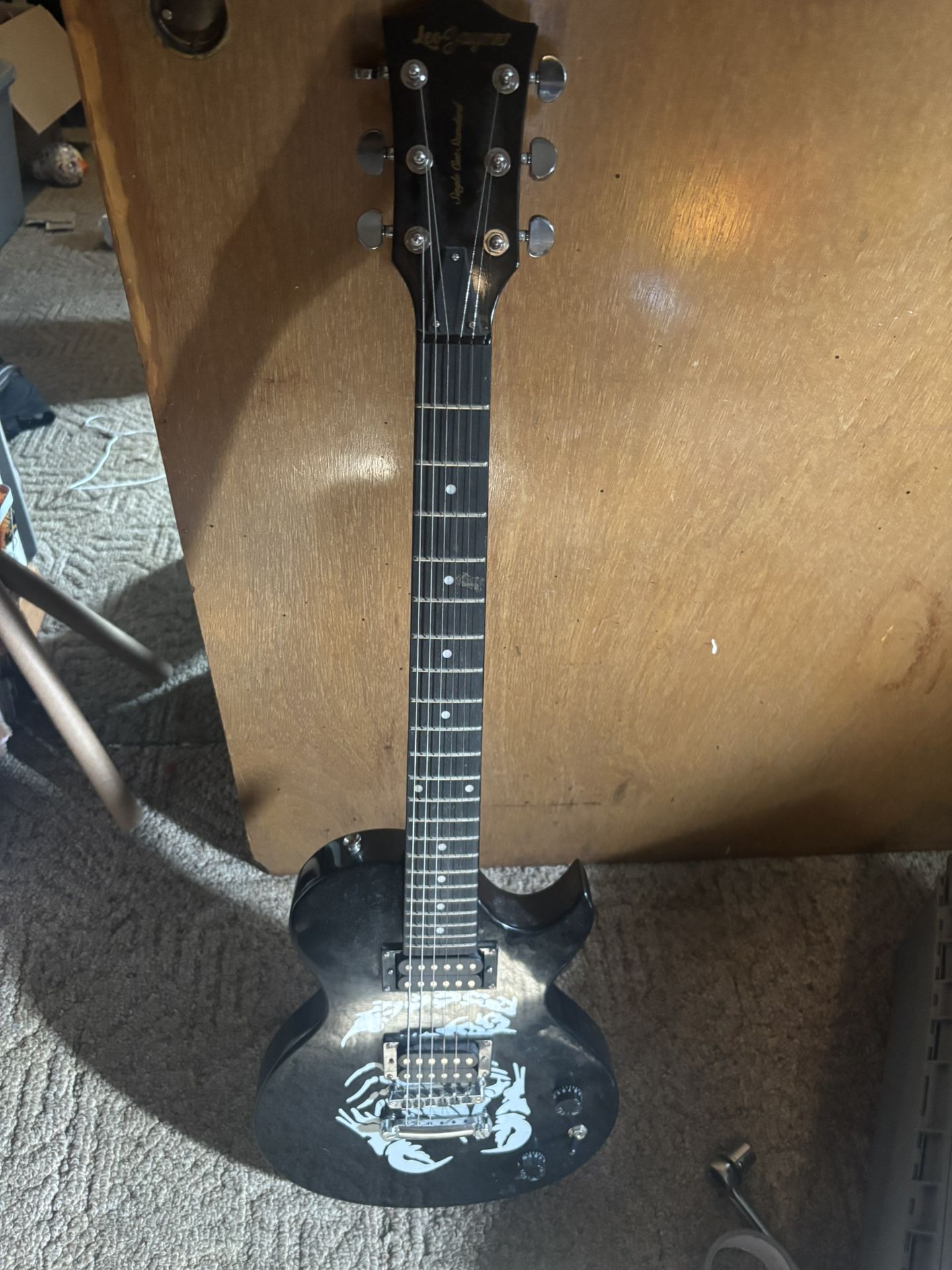 Electric Guitar And Amp