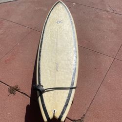 6’10” Sugar Mill Glassing Co surfboard