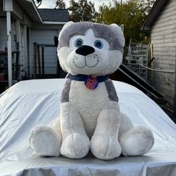 Dave and Buster Husky Plush.