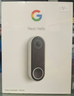 Nest Hello Video Doorbell Wired Brand New Sealed