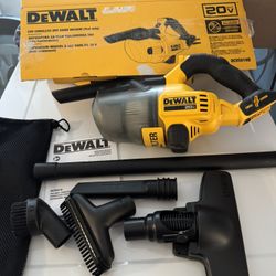DEWALT 20 volt HEPA Vacuum Cleaner Cordless Handheld with accessories 