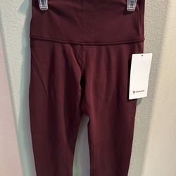 Lululemon Wunder Under HR Tight 28” Br Size 4