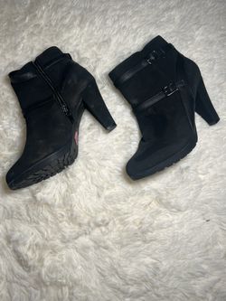 Black Heel Booties 