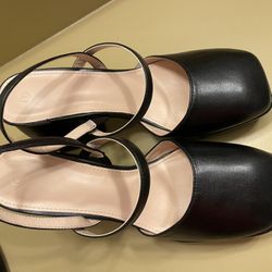 black heels