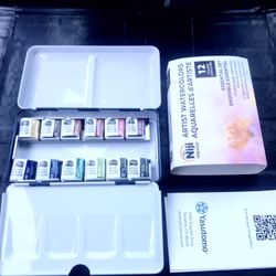 Niji Premier Artist Watercolors Essential Set, 12pc Brand New