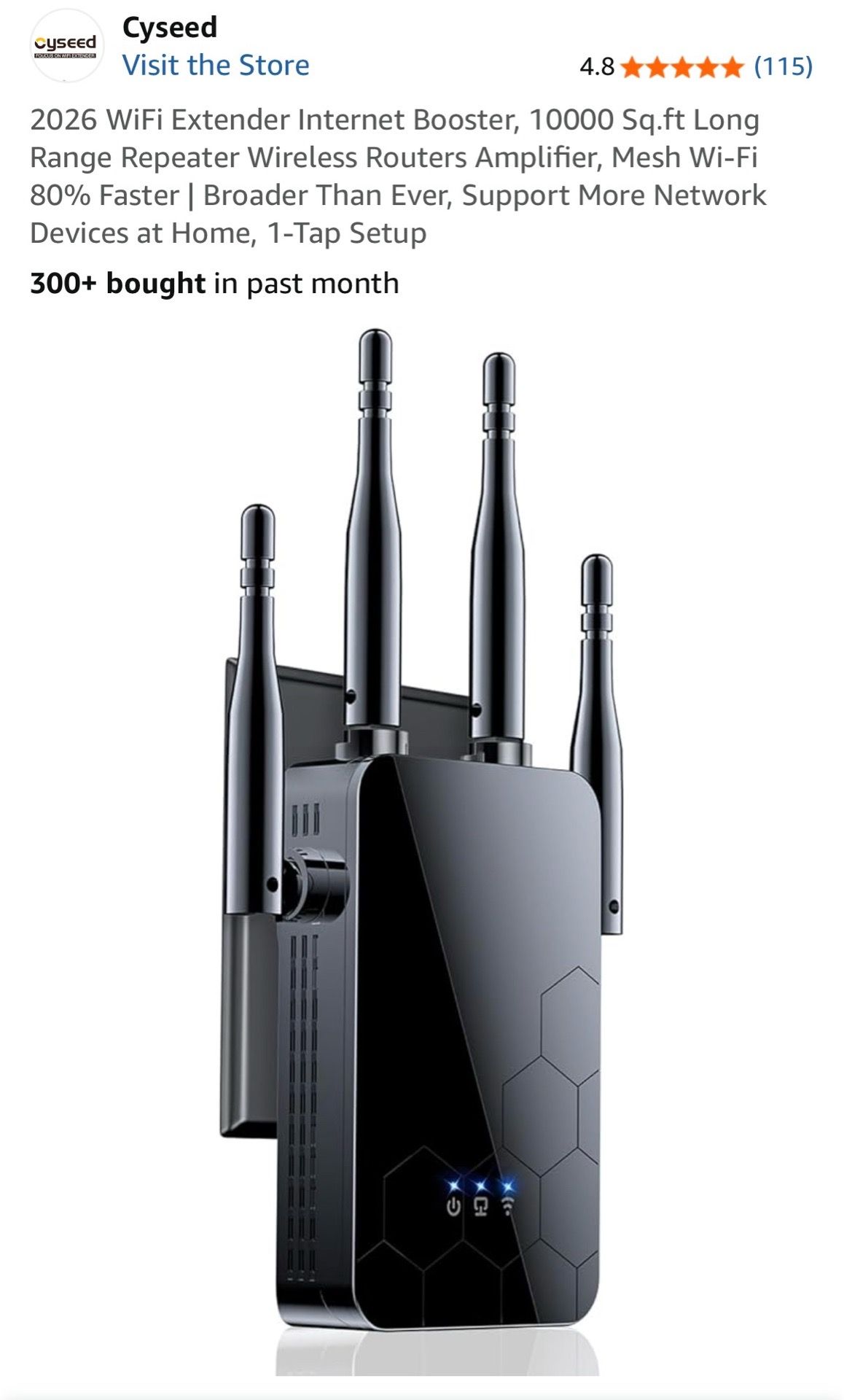 Wifi extender internet booster