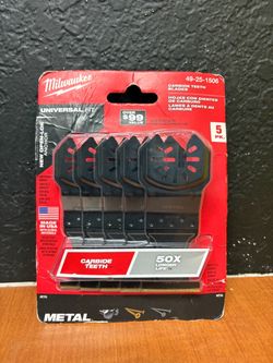 Milwaukee 49-25-1506 Oscillating Multi-Tool Metal Blade Kit - 5-Pack