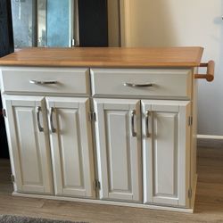 Dolly Madison White Kitchen Cart by Home Styles