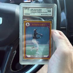 Barry Bonds ASU rookie card 
