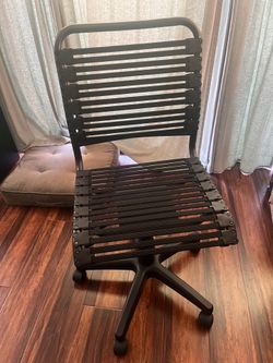 Black office chair, desk chair