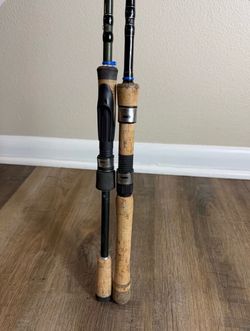 Two Scheels Outfitters Fishing Rods: Walleye Series and Tournamen