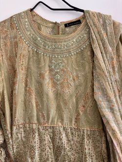 J. Prit Embroidered Anarkali Kurta with Dupatta