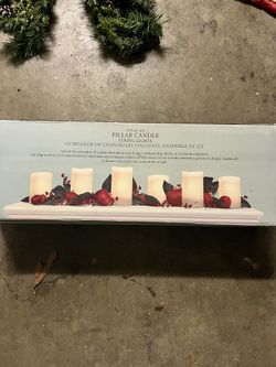 Christmas Pillar candles