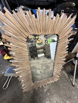 Wood Mirror 