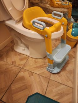 Toddler Toilet Seat With Stepper