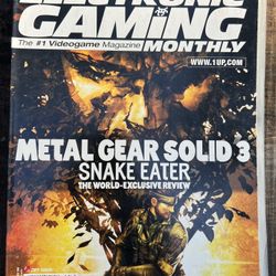 Electronic Gaming Monthly Magazine Holiday 2004 #186 Metal Gear Solid 3