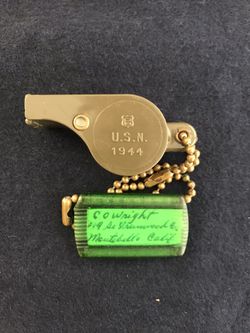 US Navy Whistle Vintage