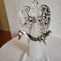Angel Tree Topper Metallic Wings And Scarf
