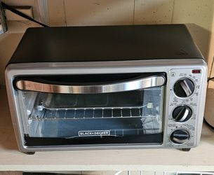 4-Slice Stainless Steel Toaster Oven (Black Decker)