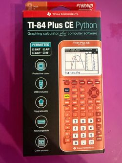 Ti 84 plus CE Python graphics calculator