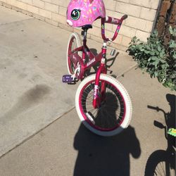Bicicleta Para Niña Incluye El Casco
