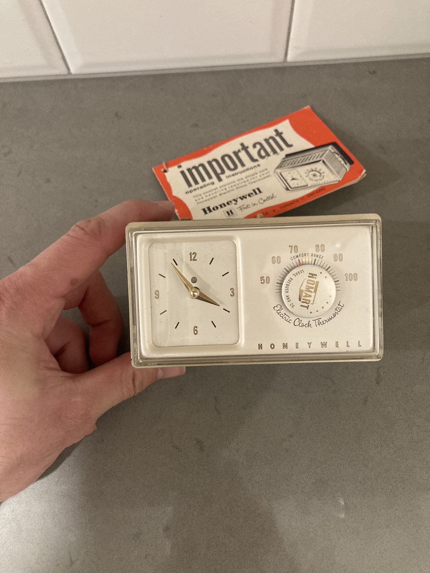 Gold Retro Thermostat Never Used