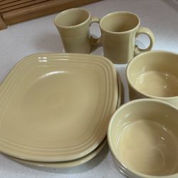 Fiestaware Firsta Dinnerware Sets For Two - Lead free