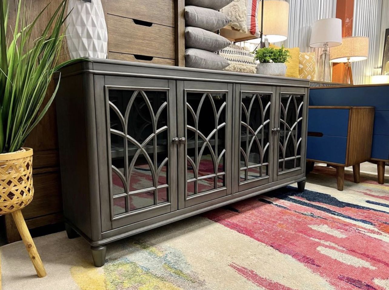 FREE DELIVERY Brand New Catherine 67" Accent Console Credenza